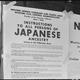 Exclusion Order posted at First and Front Streets directing removal of persons of Japanese ancestry from the first San Francisco section to be effected by the evacuation.